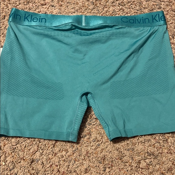 Calvin Klein Men's Aqua Boxer Briefs - Picture 4 of 4